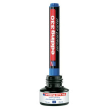 Marker EDDING permanentny 330 ścięty 1-5mm żółty (4)