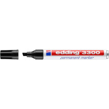 Marker EDDING permanentny 3300 ścięty 1-5mm czarny (1)