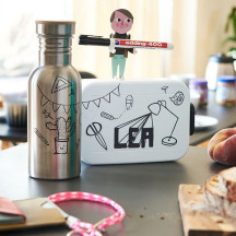 Marker EDDING permanentny 400 okrągły 1mm różowy (4)