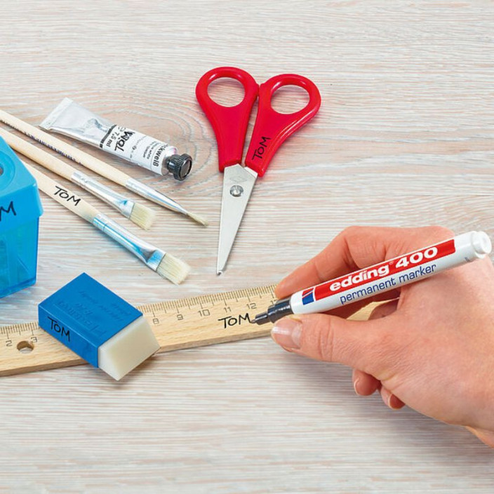 Marker EDDING permanentny 400 okrągły 1mm różowy (9)