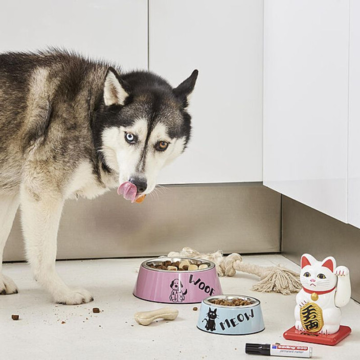 Marker EDDING permanentny 500 ścięty 2-7mm niebieski (7)