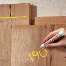 Marker EDDING przemysłowy w paście 950 okrągły 10mm czerwony (3)