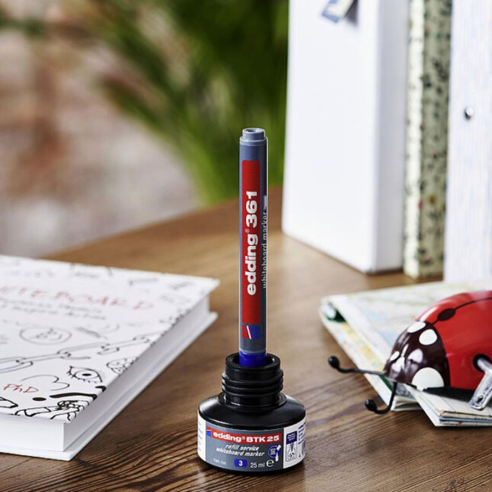 Marker EDDING suchościeralny 361 okrągły 1mm mix kolorów 4szt. (4)