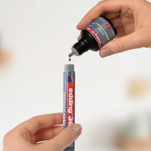 Marker EDDING suchościeralny 361 okrągły 1mm niebieski (5)