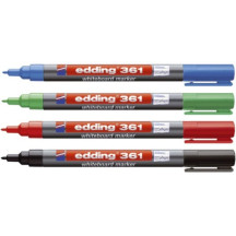 Marker EDDING suchościeralny 361 okrągły 1mm niebieski (7)