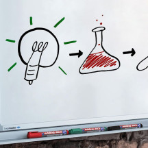 Marker EDDING suchościeralny 363 ścięty 1-5mm mix kolorów 4szt. (3)