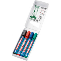 Marker EDDING suchościeralny 383 ścięty 1-5mm czarny (7)