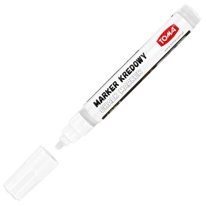 Marker kredowy TOMA TO-292 biały