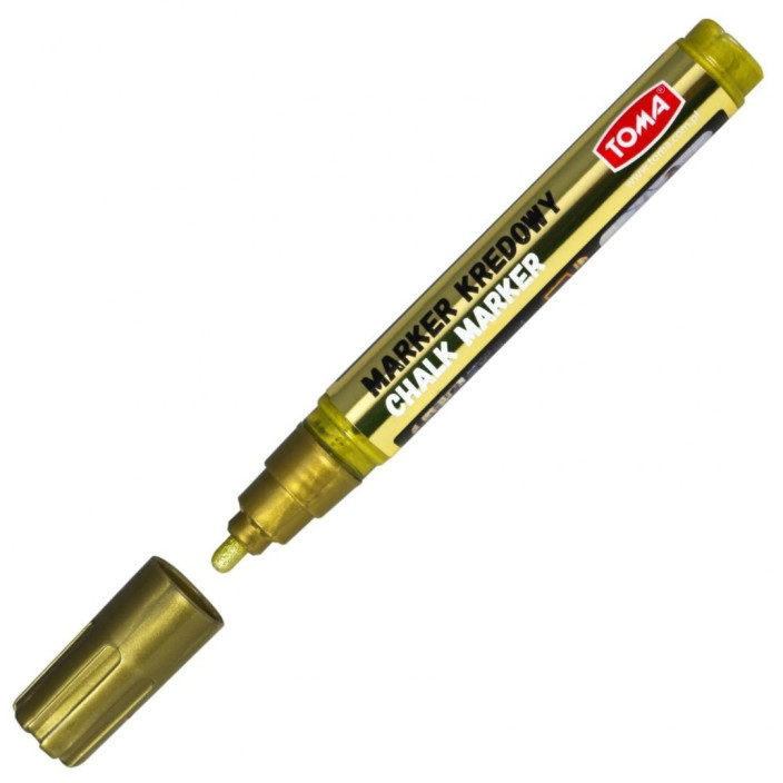 Marker kredowy TOMA TO-292 złoty 