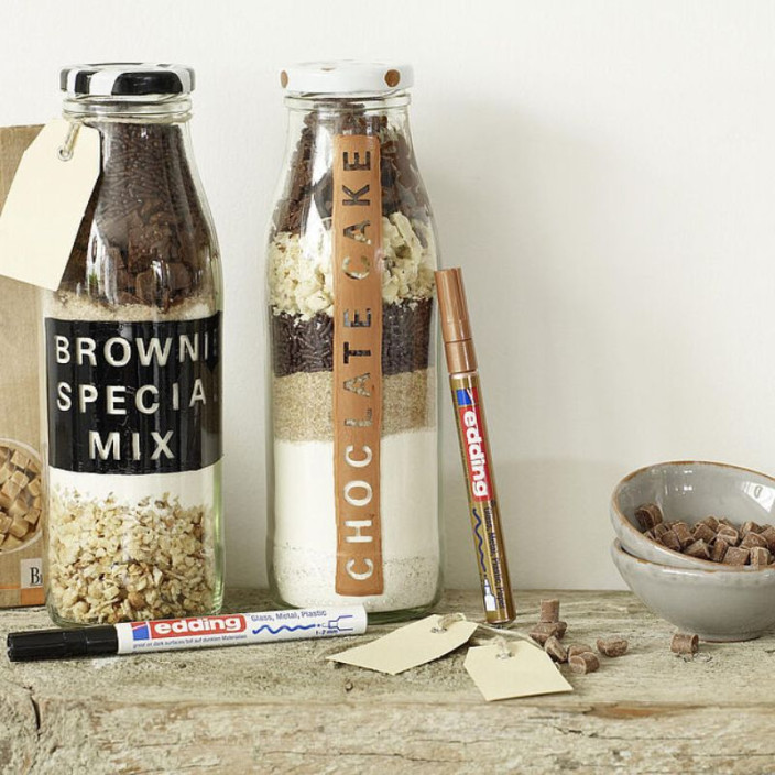 Marker olejowy EDDING 751 1-2mm okrągły niebieski (12)