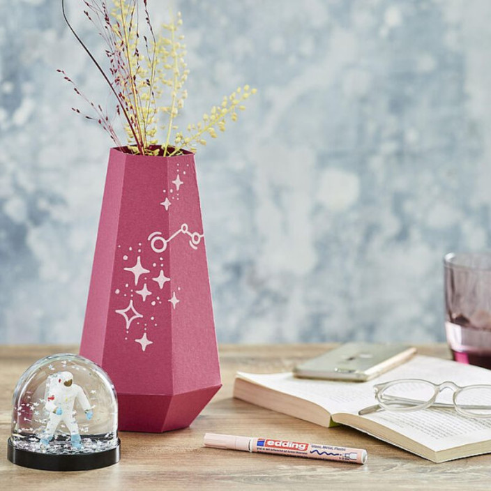 Marker olejowy EDDING 751 1-2mm okrągły niebieski (13)