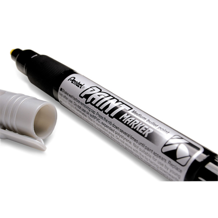 Marker olejowy PENTEL MMP20 srebrny