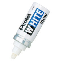 Marker olejowy PENTEL X100W gruba okrągła końcówka biały