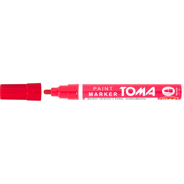 Marker olejowy TOMA TO-440 2,5mm czerwony