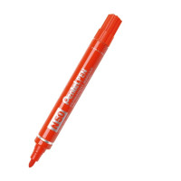 Marker PENTEL permanentny N50 okrągły czerwony
