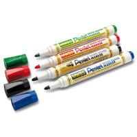 Marker PENTEL suchościeralny MW85-4W kpl. 4szt.