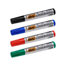 Marker permanentny BIC 2300 Marking ścięty 4szt.
