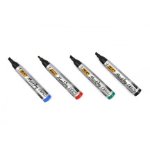Marker permanentny BIC 2300 Marking ścięty 4szt.