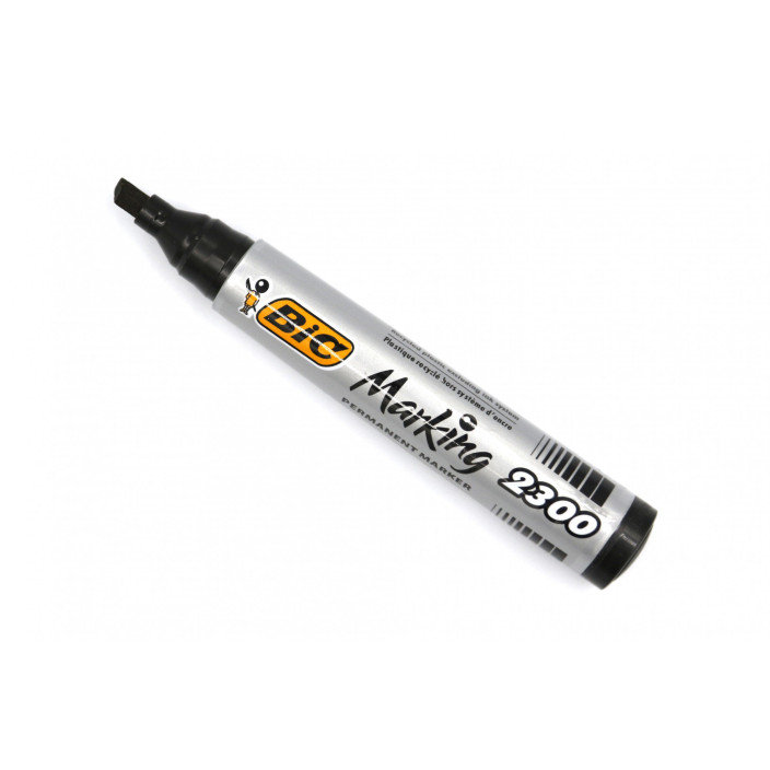 Marker permanentny BIC 2300 Marking ścięty 4szt.