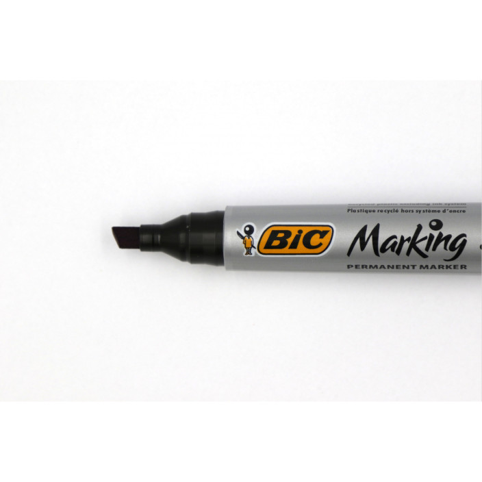 Marker permanentny BIC 2300 Marking ścięty 4szt.