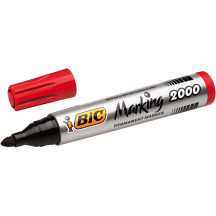 Marker permanentny BIC Marking 2000 okrągły czerwony