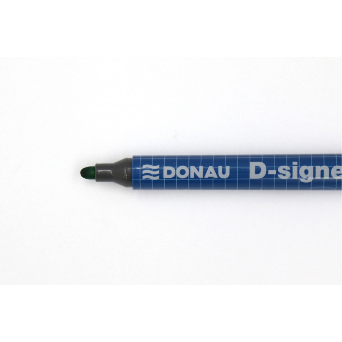 Marker permanentny DONAU D-signer okrągły zielony