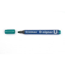 Marker permanentny DONAU D-signer okrągły zielony