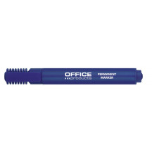 Marker permanentny OFFICE PRODUCTS ścięty niebieski