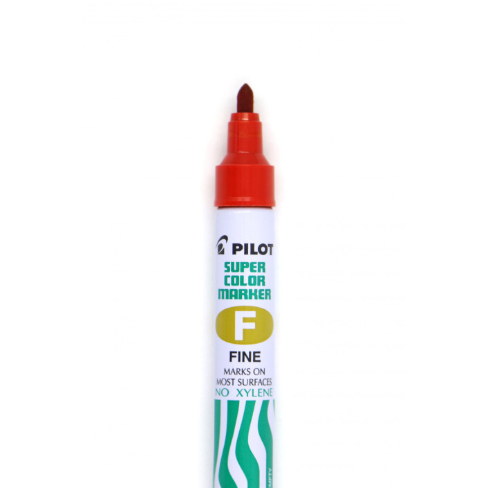 Marker permanentny PILOT SC-F okra?gły czerwony