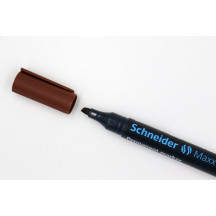 Marker permanentny SCHNEIDER MAXX 133 1-4mm ścięty brązowy