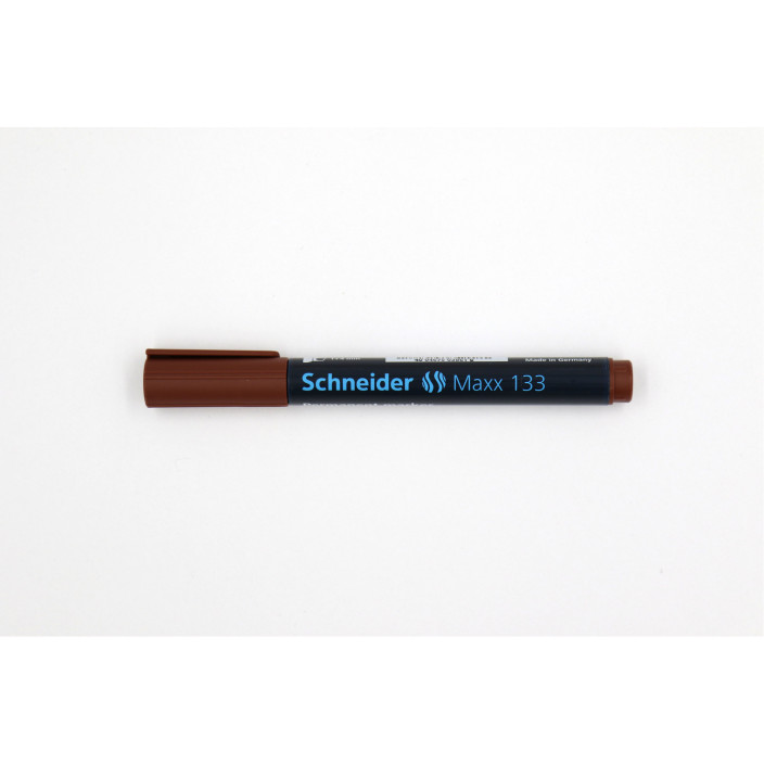Marker permanentny SCHNEIDER MAXX 133 1-4mm ścięty brązowy