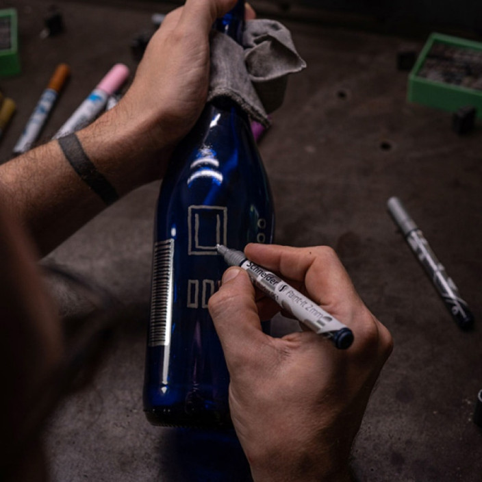 Marker SCHNEIDER chromowany Paint-it 0,8mm metaliczny