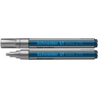 Marker SCHNEIDER olejowy Maxx 270 okrągły 1-3mm srebrny