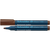 Marker SCHNEIDER permanentny Maxx 130 1-3mm okrągły brązowy
