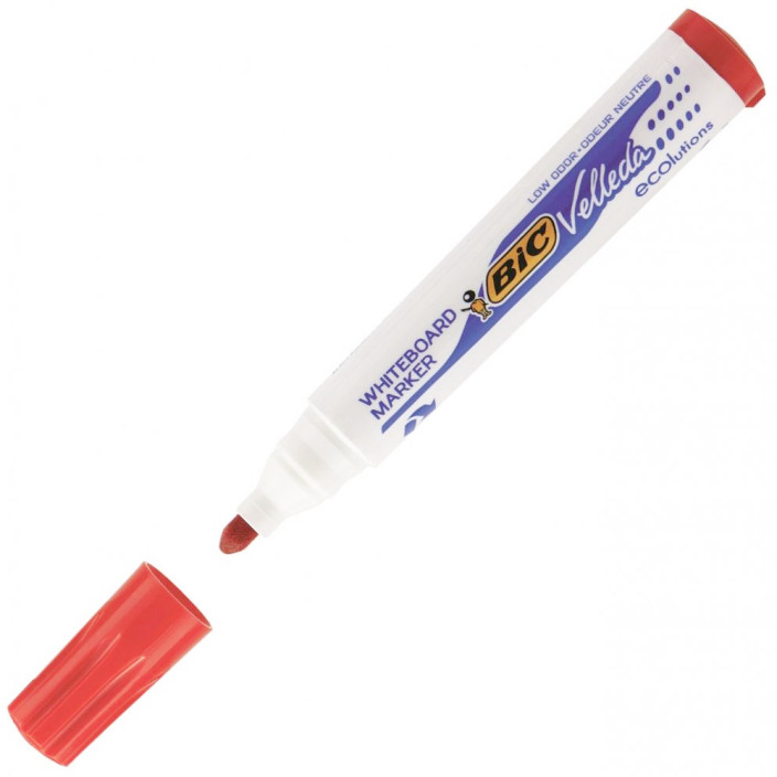 Marker suchościeralny BIC Velleda 1701 1,5mm okrągły czerwony