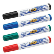 Marker suchościeralny BIC Velleda 1701 okrągły 4szt.