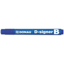 Marker suchościeralny DONAU D-signer 2-4mm okrągły niebieski