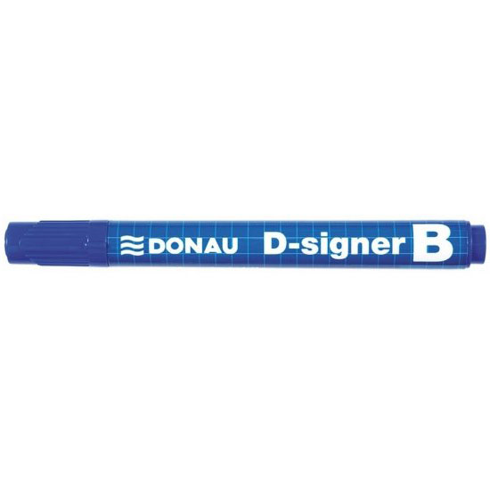 Marker suchościeralny DONAU D-signer 2-4mm okrągły niebieski