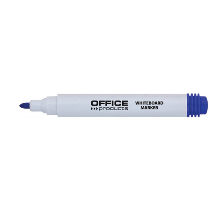 Marker suchościeralny OFFICE PRODUCTS 1-3mm okrągły niebieski
