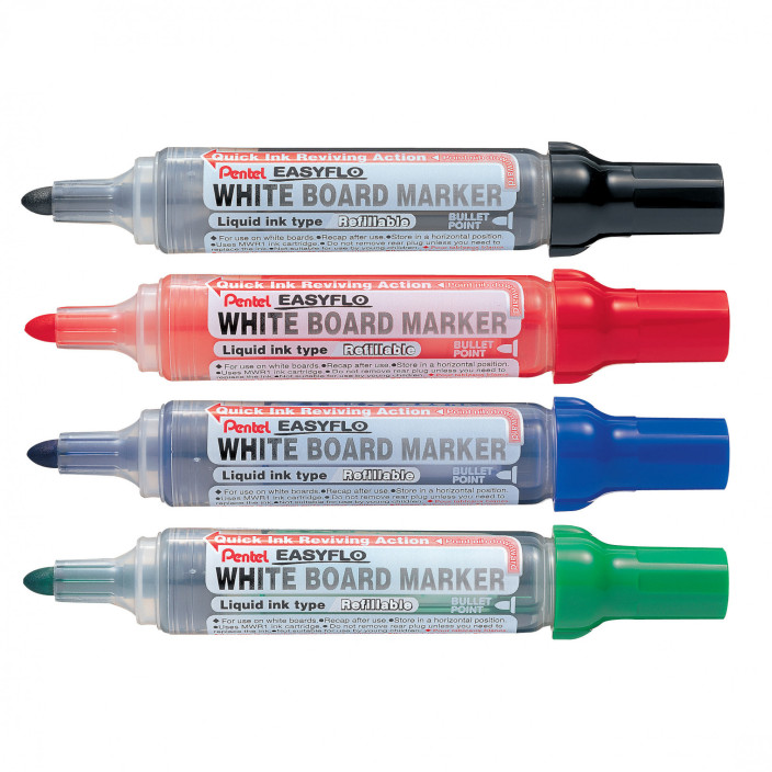 Marker suchościeralny PENTEL EASYFLO MW50M z możliwością ponownego napełnienia niebieski