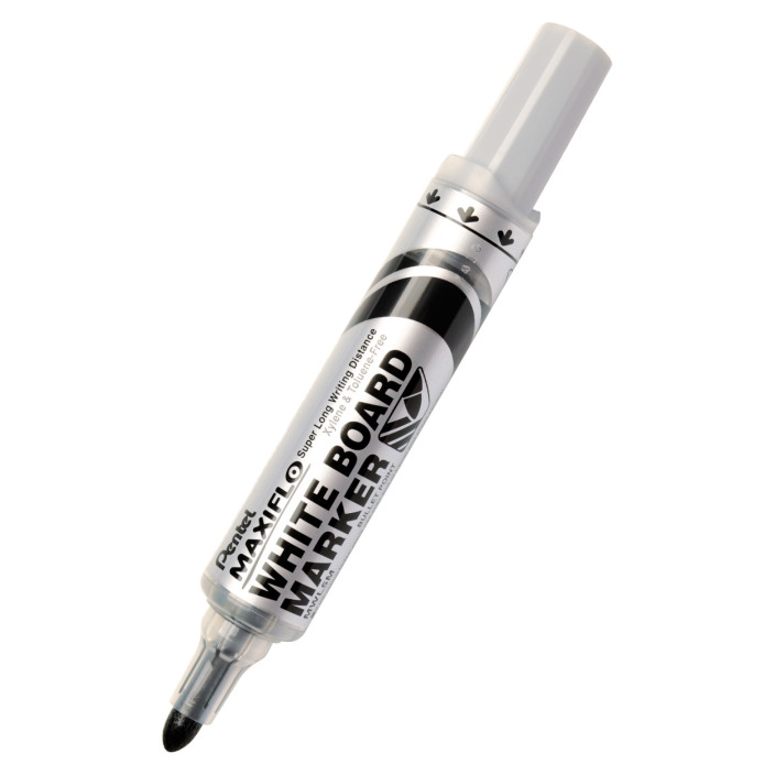 Marker suchościeralny PENTEL MAXIFLO z tłoczkiem czarny