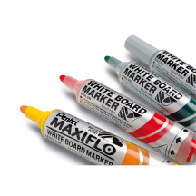 Marker suchościeralny PENTEL MAXIFLO z tłoczkiem pomarańczowy