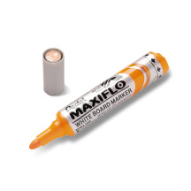 Marker suchościeralny PENTEL MAXIFLO z tłoczkiem pomarańczowy