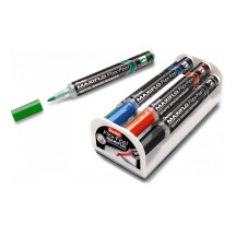Marker suchościeralny PENTEL MWL5SBF-4N Maxiflo Flex Feel kpl. 4szt. z gąbką