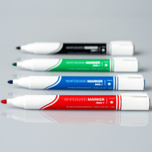 Marker suchościeralny RYSTOR RSP-0330 2mm okrągły kpl. 4szt. z gąbką