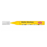 Marker TOMA akrylowy ścięty TO-400 2-5mm żółty