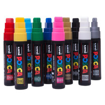 Marker UNI Posca z farbą plakatową PC-17K niebieski (4)