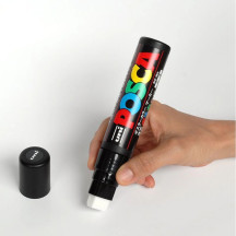 Marker UNI Posca z farbą plakatową PC-17K zielony (6)