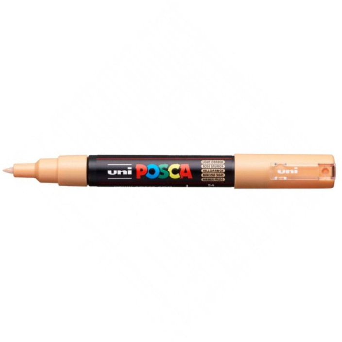 Marker UNI Posca z farbą plakatową PC-1M jasno-pomarańczowy (1)