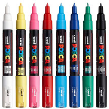 Marker UNI Posca z farbą plakatową PC-1M zielony (3)